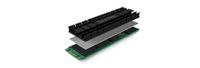 ICY BOX IB-M2HS-701 SSD (solid-state drive) Koelplaat/radiatoren Zwart 1 stuk(s) - thumbnail