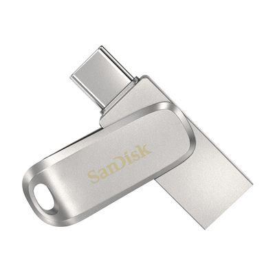 SanDiskDual Drive Ultra 3.1 Luxe 256GB (USB-C) USB-sticks Grijs