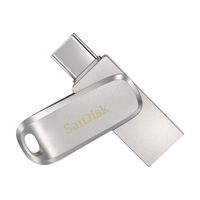 SanDisk Dual Drive Ultra 3.1 Luxe 256GB (USB-C) USB-sticks Grijs