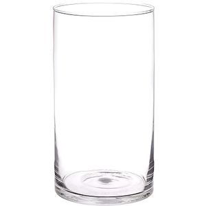 Rechte bloemenvaas glas 30 cm   -