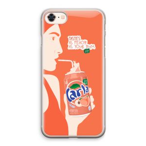 Peach please!: iPhone 8 Transparant Hoesje
