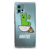 otorola Moto G72 Stevig Bumper Hoesje Cactus Poo