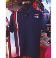 Steady Route 66 Racer Shirt Navy-XL