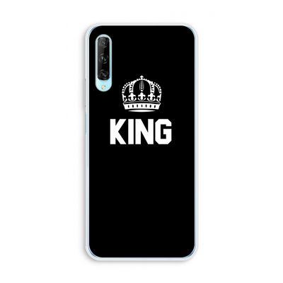 King zwart: Huawei P Smart Pro Transparant Hoesje