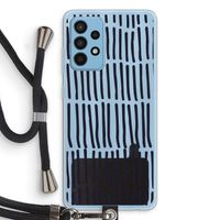 Moroccan stripes: Samsung Galaxy A52 Transparant Hoesje met koord
