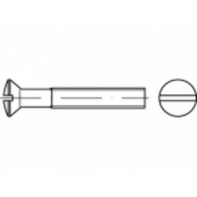 TOOLCRAFT TO-5361708 Bolverzonken schroeven M4 20 mm Sleuf RVS A2 1000 stuk(s)