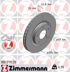 Remschijf Coat Z 380211120