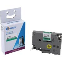 Labeltape G&G 14958 Compatibel vervangt Brother TZe-731 Tapekleur: Groen Tekstkleur: Zwart 12 mm 8 m