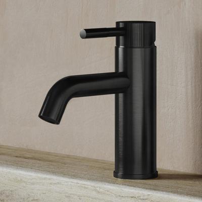 Wastafelkraan SaniClear Plus Stripes | Opbouw | Mengkraan | Standaard model | Verouderd ijzer - Gunmetal