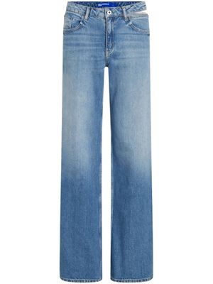 Karl Lagerfeld Jeans jean ample à découpe - Bleu