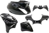 Plaatset 5-delig Edge voor Piaggio Zip-SP vanaf bouwjaar 2000 - zwart metallic