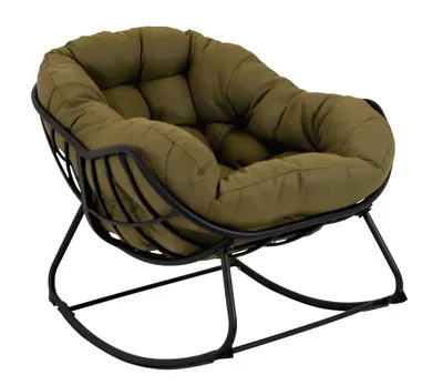 Lounge schommelstoel Royal Rocking II groen