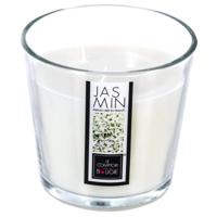 Atmosphera Candles Geurkaars - in glas - jasmijn aroma - 40 branduren - 13 x 12 cm