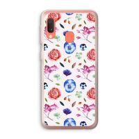 Bloemetjes: Samsung Galaxy A20e Transparant Hoesje