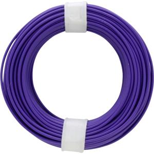 Donau Elektronik 118-6 Draad 1 x 0.14 mm² Violet 10 m