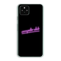 Vice Black: Google Pixel 5a 5G Transparant Hoesje
