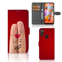 Samsung Galaxy M11 | A11 | Wallet Case | met Pasjes | Liefde - Origineel Romantisch Cadeau