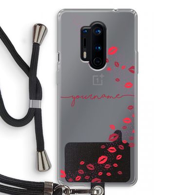 Kusjes: OnePlus 8 Pro Transparant Hoesje met koord