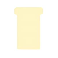 T-kaart djois formaat 2 48mm beige 100st | 5 stuks