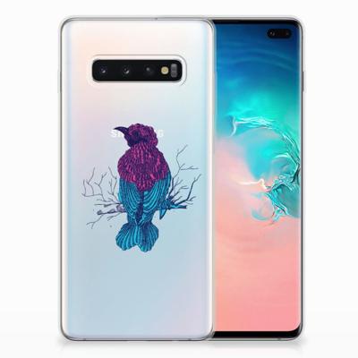Samsung Galaxy S10 Plus Telefoonhoesje met Naam Merel Samsung Galaxy S10 Plus Telefoonhoesje met Naam Merel