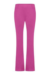 Studio Anneloes Flair Bonded Trousers 11107 Flared 5500 New Fuchsia