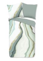 Good Morning Dekbedovertrek "" - Groen - (155x220 cm) - Katoen