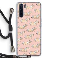 Ponys: Oppo A91 Transparant Hoesje met koord