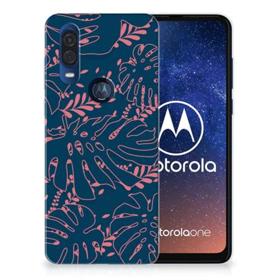 Motorola One Vision | TPU Case | Palm Leaves