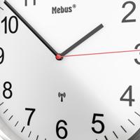 Mebus 19411 wand- & tafelklok Mechanische klok Rond Wit - thumbnail