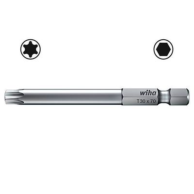 WIHA Lange Standaard bit TORX E 6,3 7045Z T15x150 (1 stuks)