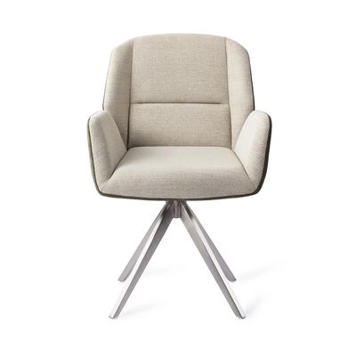 Jesper Home Myoko eetkamerstoel Popeye turn steel