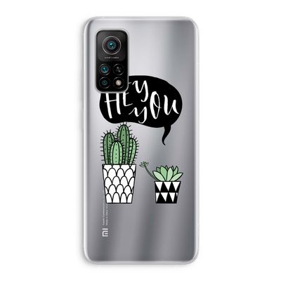 Hey you cactus: Xiaomi Mi 10T 5G Transparant Hoesje