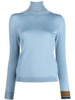 PS Paul Smith roll-neck long-sleeve knitted top - Bleu