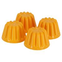Patisse puddingvormen 100 ml 4 stuks geel Patisse puddingvormen 100 ml 4 stuks geel