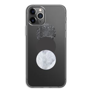 Marmeren cirkels: iPhone 11 Pro Transparant Hoesje