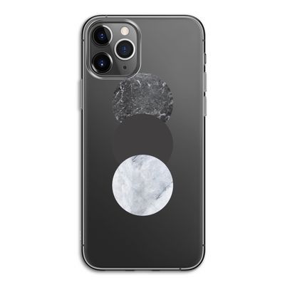 Marmeren cirkels: iPhone 11 Pro Transparant Hoesje