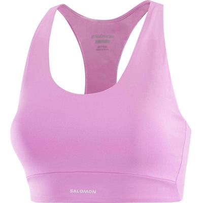 Salomon Shakeout core bra - ROZE - Dames