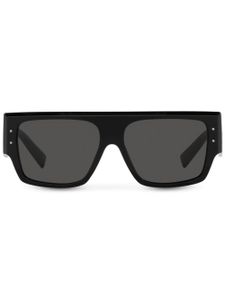 Dolce & Gabbana Eyewear lunettes de soleil à monture rectangulaire - Noir