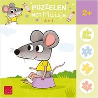 Puzzelen met muisje. 4-in-1-puzzel - thumbnail