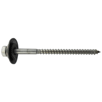 pgb-Europe PGB-FASTENERS | Houtdraadbout +3Sluitring D571 Ø 7x130 A2 | 50 st 0GM571A00007001303