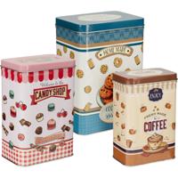 Voorraadblik set van 3 stuks