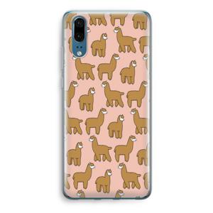 Alpacas: Huawei P20 Transparant Hoesje