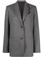 TOTEME blazer à simple boutonnage - Gris