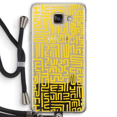 Majorelle Blue Print: Samsung Galaxy A5 (2016) Transparant Hoesje met koord