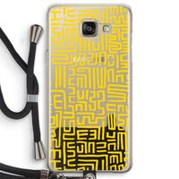 Majorelle Blue Print: Samsung Galaxy A5 (2016) Transparant Hoesje met koord