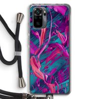 Pink Clouds: Xiaomi Redmi Note 10 Pro Transparant Hoesje met koord