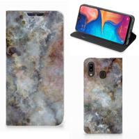 Samsung Galaxy A30 | Standcase | Marmer Grijs