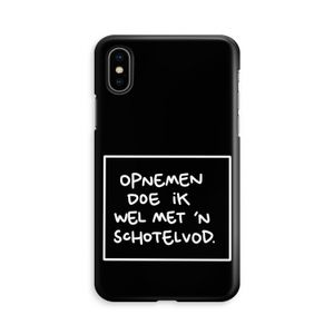 Schotelvod: iPhone X Volledig Geprint Hoesje