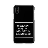 Schotelvod: iPhone X Volledig Geprint Hoesje