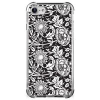 iPhone SE 2022/2020 | iPhone 8/7 Case Black Flowers - thumbnail